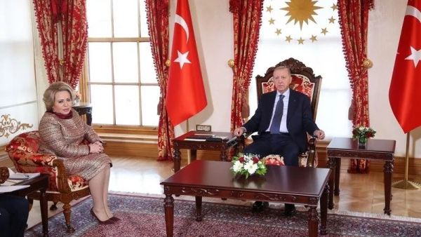 Матвиенко передала Эрдогану послание Путина