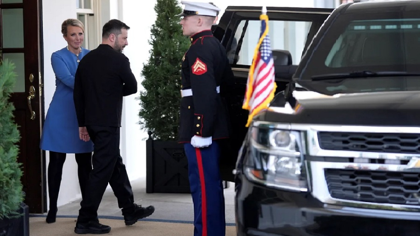 Зеленский досрочно покинул Белый дом